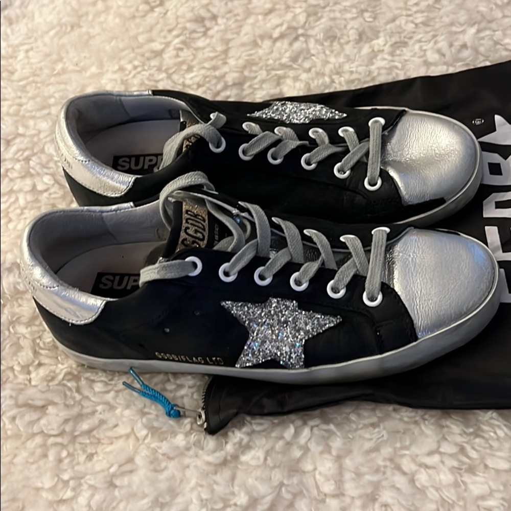 Authentic Golden Goose Super-Star Low Top Sneaker Sz 7